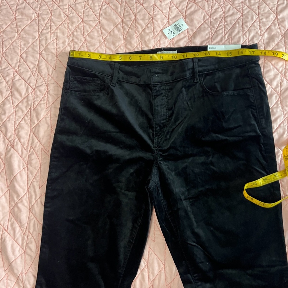 LOFT OUTLET Black Velvet Trousers - Picture 5 of 11